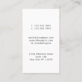 Rainbow Colors Life Coach Visitekaartje (Achterkant)