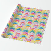 Rainbow Colors Pattern Cadeaupapier (Uitgerold)