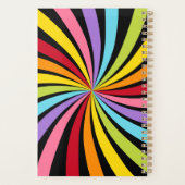 Rainbow Colors Print Planner Notebook (Achterkant)