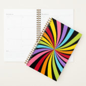 Rainbow Colors Print Planner Notebook (Display)