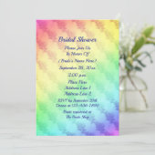 Rainbow Colors Vrijgezellenfeest Kaart (Staand voorkant)