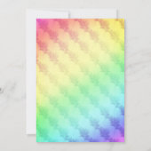 Rainbow Colors Vrijgezellenfeest Kaart (Achterkant)