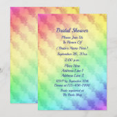 Rainbow Colors Vrijgezellenfeest Kaart (Voorkant / Achterkant)