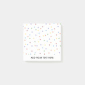 Rainbow Confetti Polka Dot Post-it® Notes (Voorkant)