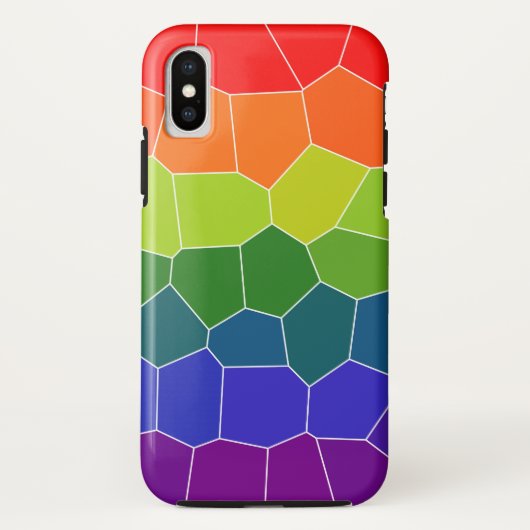 Rainbow COOL-patroon Case-Mate iPhone Case (Achterkant)