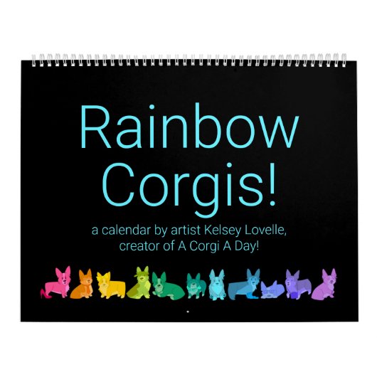 Rainbow Corgis! Kalender (Hoes)