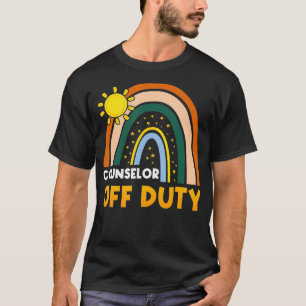 Rainbow Counselor of Duty Happy Last Day of Schoo T-shirt