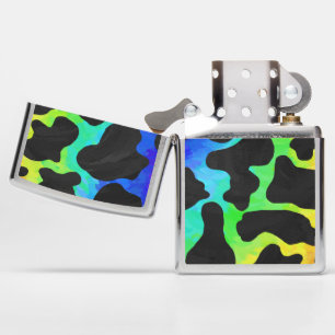 Rainbow Cow Print