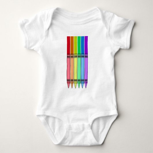 Rainbow Crayon Romper (Voorkant)