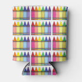 Rainbow Crayons Artist Art Class Verjaardagsfeest Blikjeskoeler (Voorkant)