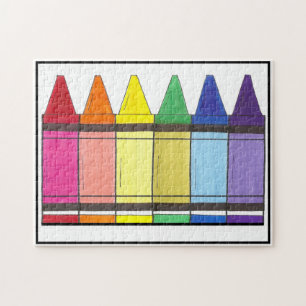Rainbow Crayons Artist Art Teacher Colour Legpuzzel