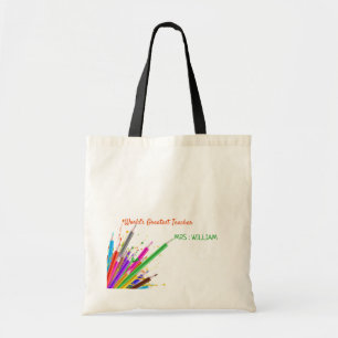 Rainbow Crayons Kindergarten Sac fourre-tout cadea