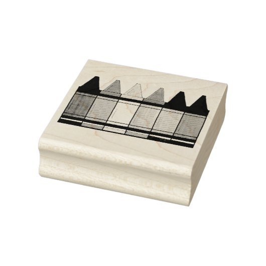 Rainbow Crayons Kunstenaar Kunst Klasse Kleurplate Rubberstempel (Stempel)