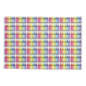 Rainbow Crayons School-leraar kunst levert prijs o Kussensloop (Achterkant)