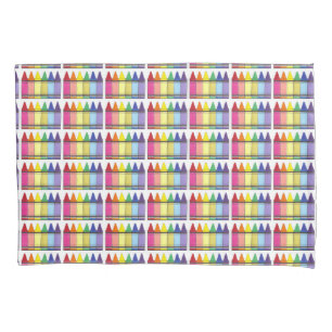 Rainbow Crayons School-leraar kunst levert prijs o Kussensloop