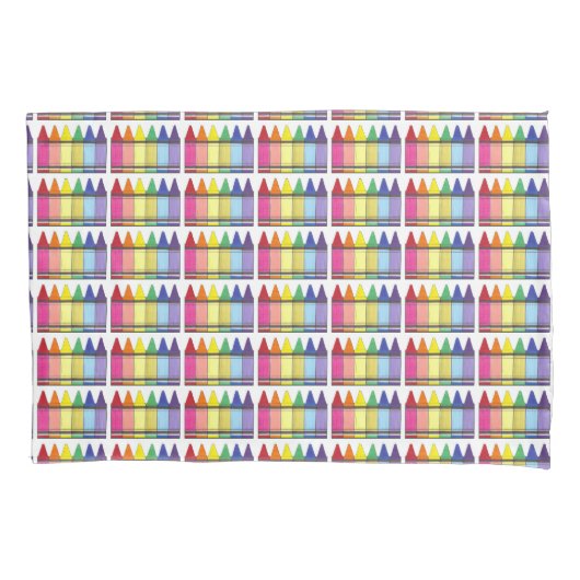 Rainbow Crayons School-leraar kunst levert prijs o Kussensloop (Voorkant)