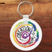 Rainbow Creativity Sleutelhanger (Achterkant)