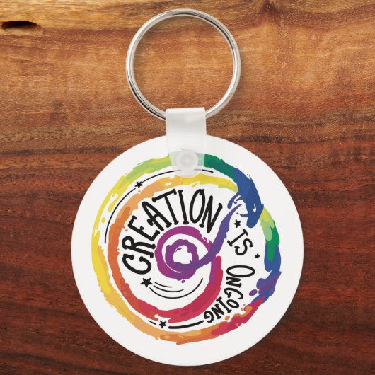 Rainbow Creativity Sleutelhanger (Achterkant)
