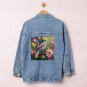 Rainbow Crested Jay Fantasy Bird Denim Jacket (Hangar)