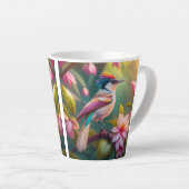 Rainbow Crested Jay Fantasy Bird Latte Mok (Rechterhoek)