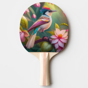 Rainbow Crested Jay Fantasy Bird Tafeltennisbatje