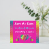 [Rainbow Crinkle Mariage] Cartes postales Coeurs r (Debout devant)