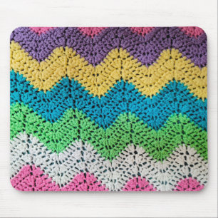 Rainbow Crochet Design Muismat