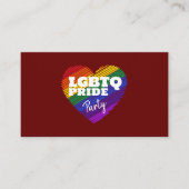 Rainbow Crowd, LGBTQ Pride Invitation Card (Devant)