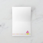 Rainbow Cupcake Merci Cartes de notes (Intérieur)