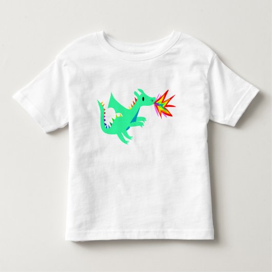Rainbow Cute Dragon shirt voor kinderen (Voorkant)