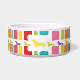 Rainbow Dachshund Lovers Voerbakje