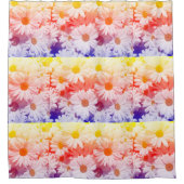 Rainbow Daisies Douchegordijn (Voorkant)