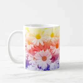 Rainbow Daisies Koffiemok