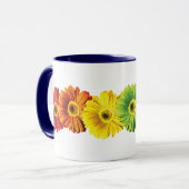 Rainbow Daisies Mok (Voorkant links)