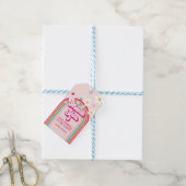 Rainbow Daisy Dank Je Cadeaulabel (Met Touw)