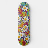 Rainbow Daisy Skateboard (Recto)