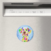 Rainbow Dalmatian Magneet (Insitu (Vaatwasser))