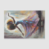 Rainbow Dance Joyful Spirit in Motion Decoupage Tissuepapier (Voorkant)