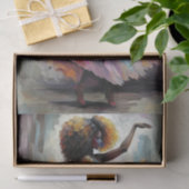 Rainbow Dance Joyful Spirit in Motion Decoupage Tissuepapier (Geschenk)