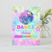 Rainbow Dance Verjaardag Kaart (Staand voorkant)