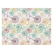 Rainbow Dandelion Breeze – grillige bloemen Tafelkleed (Voorkant (Horizontaal))