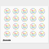 Rainbow Dank je wel, Sticker (Vel)
