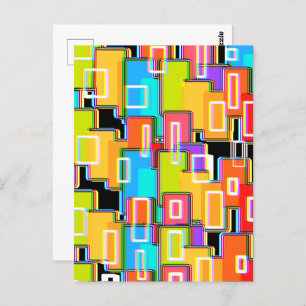 Rainbow Deco Home Living Abstract Briefkaart