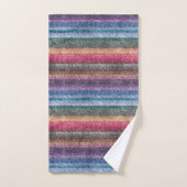 Rainbow Denim Pattern Bad Handdoek (Handdoek)