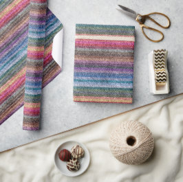 Rainbow Denim Pattern Cadeaupapier