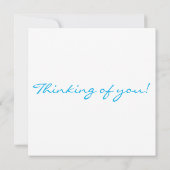 RAINBOW - DENK AAN JE! Kaart (Achterkant)