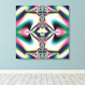 Rainbow Diamond Canvas Afdruk (Insitu (Houten vloer))