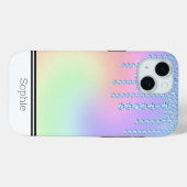 Rainbow Diamond Drips Aangepaste Samsung Case-Mate iPhone Case (Achterkant (horizontaal))