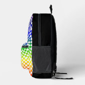 Rainbow Diamond Pattern All over print rugzak (Rechts)