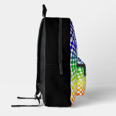 Rainbow Diamond Pattern All over print rugzak (Links)